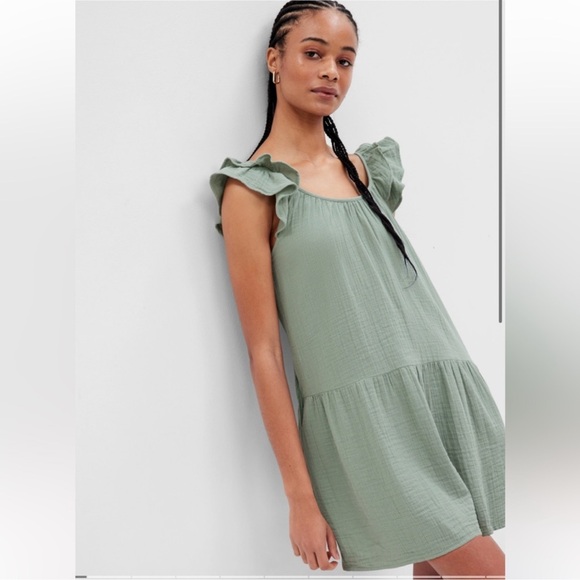 GAP Dresses & Skirts - GAP Crinkle Gauze Mini Dress